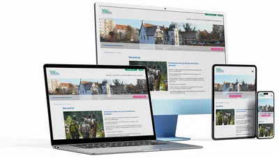 Ansicht der Abteilungsseite über verschiedene Endgeräte
